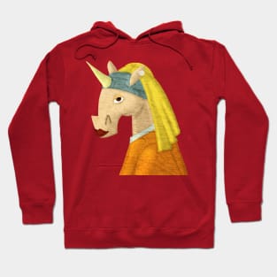 The Unicorn with the Pearl Earring Hoodie